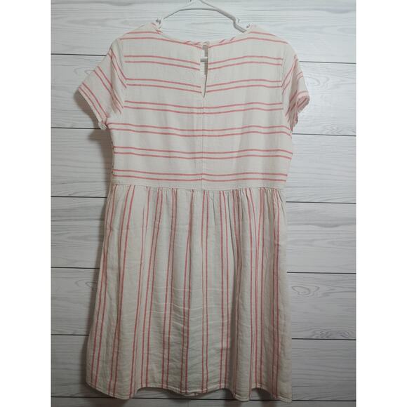 Womens Old Navy Linen Swing Dress sz M - Picture 3 of 3